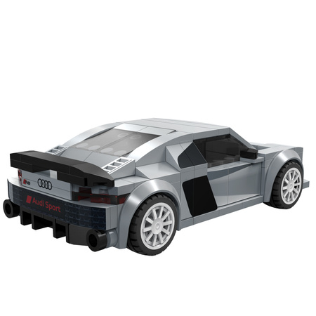 Klocki konstrukcyjne CaDA wyścigówka Samochód wyścigowy Audi R8 Coupe Auto sportowe 199 elementów