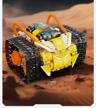 Klocki konstrukcyjne CaDA model robot W.Bot zdalnie sterowany Code Robot RC 3w1 455 elementów 
