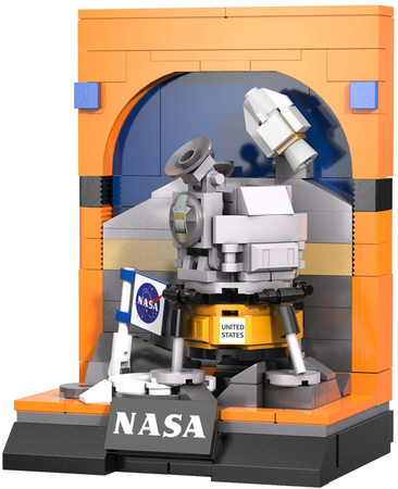 Klocki Konstrukcyjne CaDA NASA wystawa statek kosmiczny Apollo 11 lunar module 206 elementów