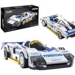 Klocki konstrukcyjne CaDA samochód sportowy biała Mazda 787B 242 elementy