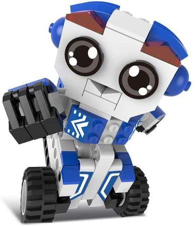 Klocki konstrukcyjne CaDA Robot Bobby 2w1 Pojazd z napędem pull back 195 elementów