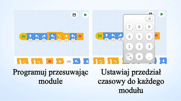 Klocki konstrukcyjne CaDA Zdalnie sterowane auto 20 cm czerwony samochód 488 Race Car 306 elementów RC Dual Mode