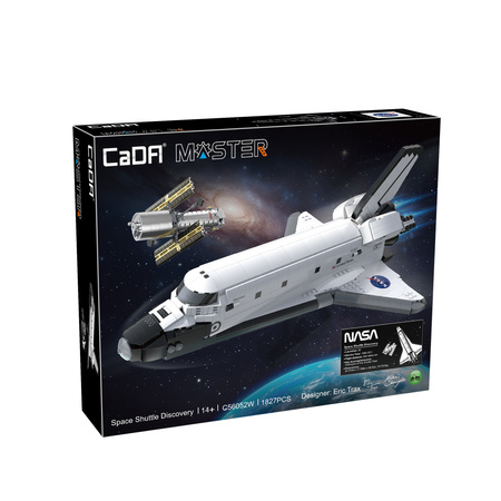Klocki konstrukcyjne CaDA Master NASA model prom kosmiczny Discovery Space Shuttle 1827 elementów 
