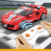 Klocki konstrukcyjne CaDA Zdalnie sterowane auto 20 cm czerwony samochód 488 Race Car 306 elementów RC Dual Mode