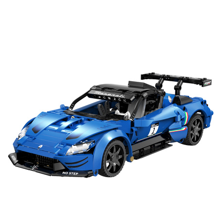 Klocki konstrukcyjne CaDA wyścigówka Samochód wyścigowy zdalnie sterowany Maserati GT2 Auto sportowe 549 elementów RC