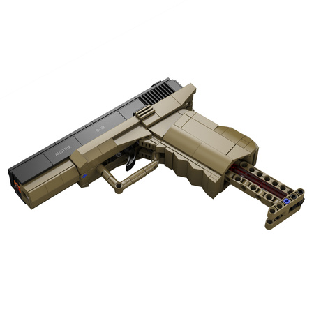 Klocki Konstrukcyjne CaDA broń Pistolet 17 Pistol 5 naboi 338 elementów