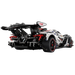 Klocki Konstrukcyjne CaDA Zdalnie sterowane duże auto sportowe 60 cm 1:8 Biała wyścigówka Samochód wyścigowy RC 4449 elementów