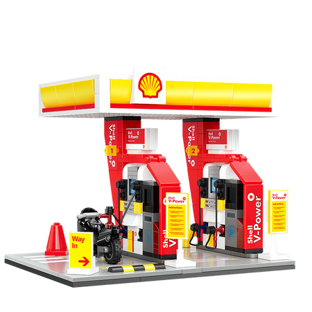 Klocki Konstrukcyjne CaDA Budynek Shell Stacja detaliczna 305 elementów