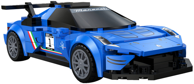 Klocki konstrukcyjne CaDA Samochód 15,5 cm auto wyścigowe Maserati GT2 Pojazd 240 elementów 1:24 C55031W