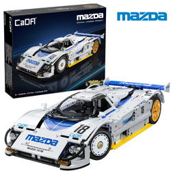 Klocki konstrukcyjne CaDA wyścigówka Samochód wyścigowy 50 cm 1:10 Mazda 787B Auto sportowe 1797 elementów