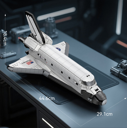Klocki konstrukcyjne CaDA Master NASA model prom kosmiczny Discovery Space Shuttle 1827 elementów 