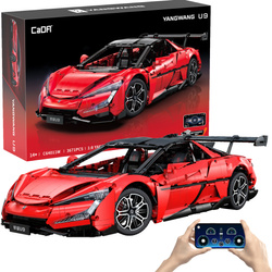 Klocki konstrukcyjne CaDA wyścigówka Samochód wyścigowy zdalnie sterowany Aplikacją Klocki BYD YangWang U9 Auto sportowe 3671 elementów