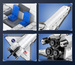 Klocki konstrukcyjne CaDA Master NASA model prom kosmiczny Discovery Space Shuttle 1827 elementów 