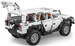 Klocki konstrukcyjne CaDA Zdalnie sterowany biały pojazd samochód terenowy auto Warrior H2 32 cm RC Dual Mode control 575 elementów