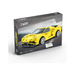 Klocki konstrukcyjne CaDA Samochód zdalnie sterowany Auto wyścigowe 20 cm żółty EVO Race Car Pojazd 289 elementów RC Dual Mode