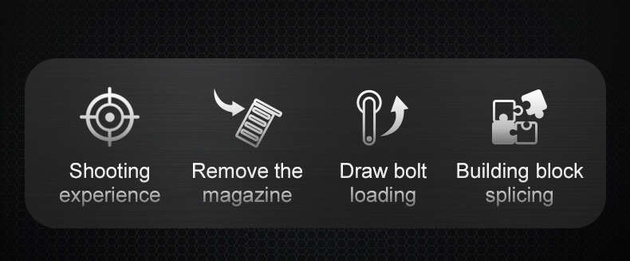 CaDA C81053W klocki konstrukcyjne broń strzelający karabin snajperski 978 el.