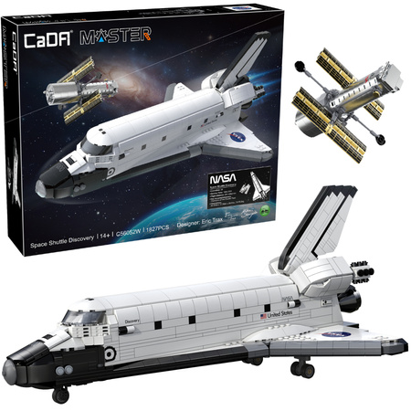 Klocki konstrukcyjne CaDA Master NASA model prom kosmiczny Discovery Space Shuttle 1827 elementów 