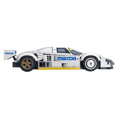 Klocki konstrukcyjne CaDA samochód sportowy biała Mazda 787B 242 elementy 