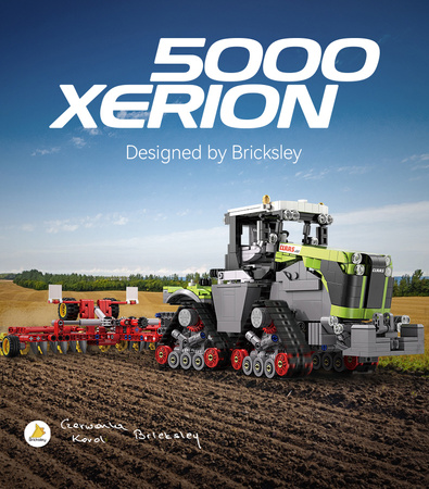 Klocki konstrukcyjne CaDA Duży Ciągnik rolniczy CLAAS XERION 5000 TRAC TS Pojazd 1336 elementów