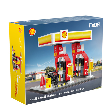 Klocki Konstrukcyjne CaDA Budynek Shell Stacja detaliczna 305 elementów