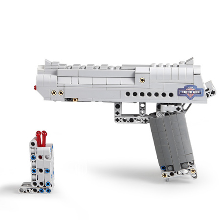 CaDA Klocki Desert Falcon broń pistolet 5 naboi C81007W