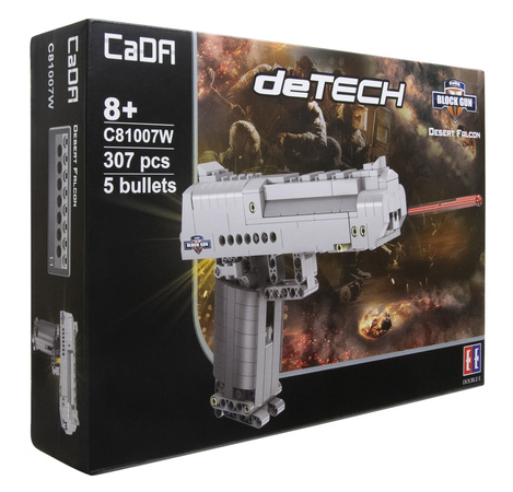 CaDA Klocki Desert Falcon broń pistolet 5 naboi C81007W