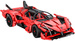 Klocki konstrukcyjne CaDA Zdalnie sterowany duży samochód sportowy 47 cm Auto z napędem Power System Pro APE Supercar Światło LED RC 1823 elementy