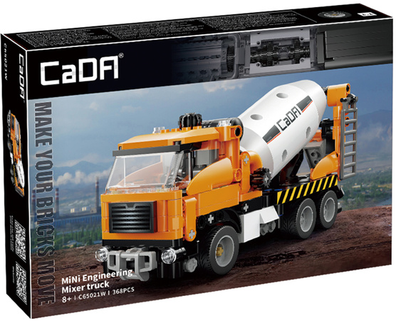 Klocki konstrukcyjne CaDA Betoniarka pojazd budowlany 368 elementów C65021W