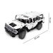 Klocki konstrukcyjne CaDA Zdalnie sterowany biały pojazd samochód terenowy auto Warrior H2 32 cm RC Dual Mode control 575 elementów