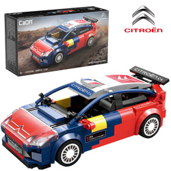 Klocki konstrukcyjne CaDA wyścigówka Samochód wyścigowy Citroen C4 WRC Auto sportowe 296 elementów