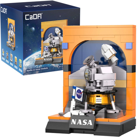 Klocki Konstrukcyjne CaDA NASA wystawa statek kosmiczny Apollo 11 lunar module 206 elementów