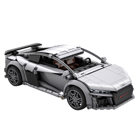 Klocki konstrukcyjne CaDA wyścigówka Samochód wyścigowy zdalnie sterowany Audi R8 Coupe Auto sportowe 536 elementów RC