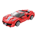 Klocki konstrukcyjne CaDA Zdalnie sterowane auto 20 cm czerwony samochód 488 Race Car 306 elementów RC Dual Mode