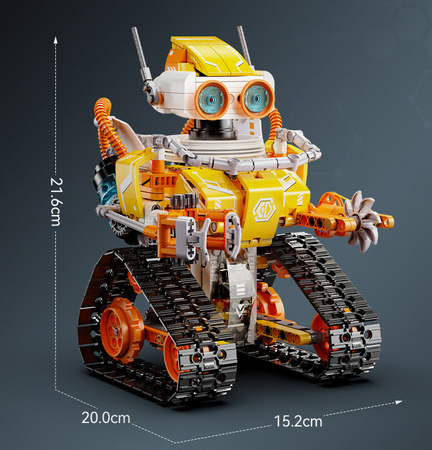 Klocki konstrukcyjne CaDA model robot W.Bot zdalnie sterowany Code Robot RC 3w1 455 elementów 
