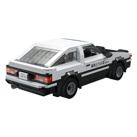 Klocki Konstrukcyjne CaDA Białe Zdalnie Sterowany auto Toyota Trueno AE86 Samochód miejski Initial-D 325 elementów RC Dual Mode C51086W