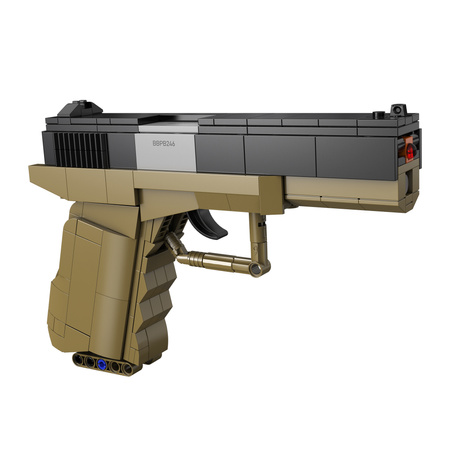 Klocki Konstrukcyjne Cada broń Pistolet 17 Pistol 5 naboi 338 elementów