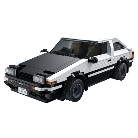 Klocki Konstrukcyjne CaDA Białe Zdalnie Sterowany auto Toyota Trueno AE86 Samochód miejski Initial-D 325 elementów RC Dual Mode C51086W