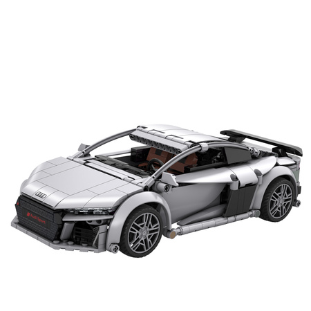 Klocki konstrukcyjne CaDA wyścigówka Samochód wyścigowy zdalnie sterowany Audi R8 Coupe Auto sportowe 536 elementów RC