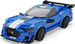 Klocki konstrukcyjne CaDA Zdalnie sterowany samochód wyścigowy Niebieskie auto Pojazd Blue Knight 500 Dual Mode RC 325 elementów