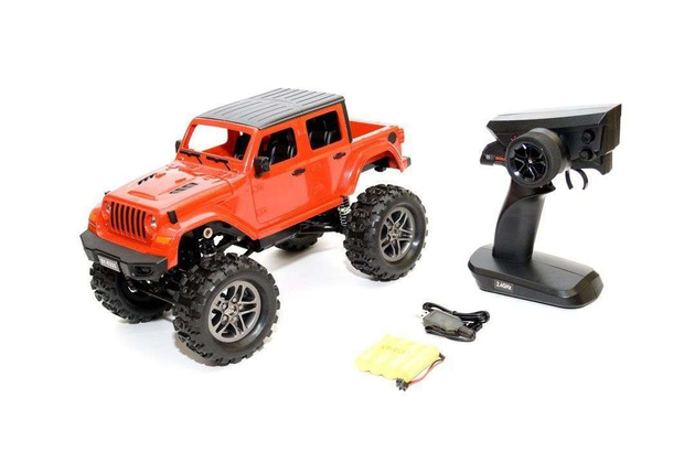 Double Eagle E335-003 Zdalnie sterowany pojazd Jeep Wrangler Pickup Truck czerwony RC