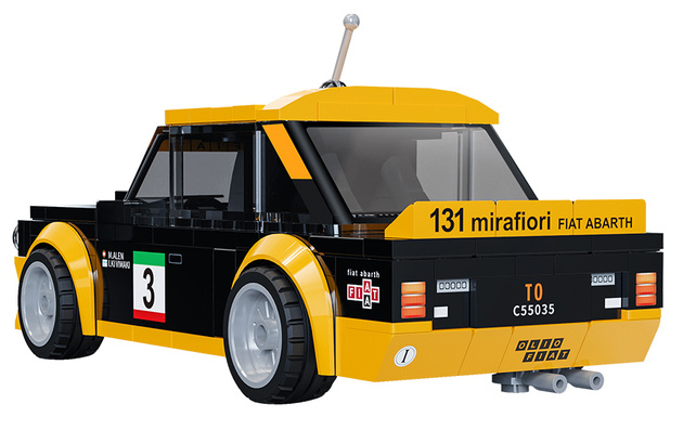 Klocki konstrukcyjne CaDA wyścigówka Samochód wyścigowy Fiat 131 Abarth Auto sportowe 254 elementy