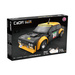 Klocki konstrukcyjne CaDA Samochód zdalnie sterowany Auto wyścigowe 20 cm Czarny Fiat Abarth 131 Pojazd 216 elementów RC Dual Mode