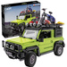 Klocki konstrukcyjne CaDA Duży samochód terenowy 2w1 Suzuki Jimny zielone auto Off Roader terenówka 1803 elementy