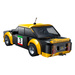 Klocki konstrukcyjne CaDA Samochód zdalnie sterowany Auto wyścigowe 20 cm Czarny Fiat Abarth 131 Pojazd 216 elementów RC Dual Mode