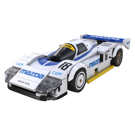 Klocki konstrukcyjne CaDA samochód sportowy biała Mazda 787B 242 elementy 