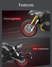 Klocki konstrukcyjne CaDA Motor Suzuki Katana Motocykl Pojazd 1104 elementy C59021W
