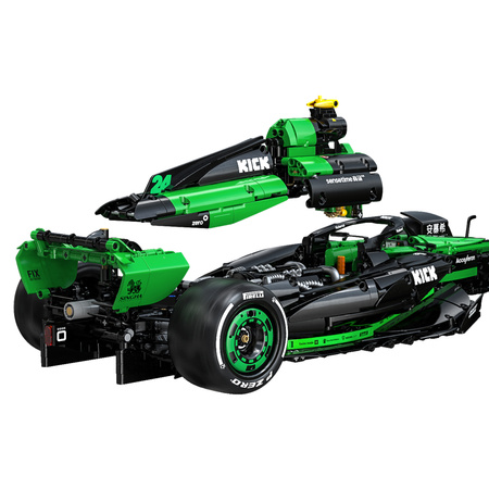 Klocki konstrukcyjne CaDA Auto sportowe wyścigowe F1 Kick Sauber 2553 elementy C64010W