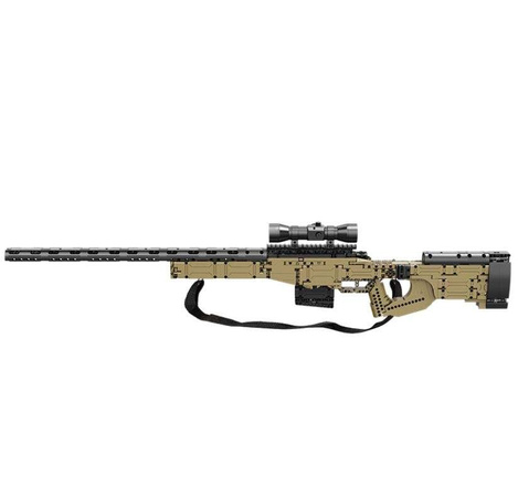 CaDA C81053W klocki konstrukcyjne broń strzelający karabin snajperski 978 el.