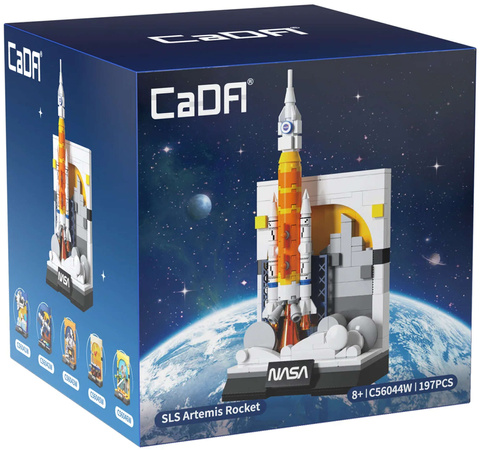 Klocki Konstrukcyjne CaDA NASA wystawa rakieta kosmiczna SLS Artemis 197 elementów