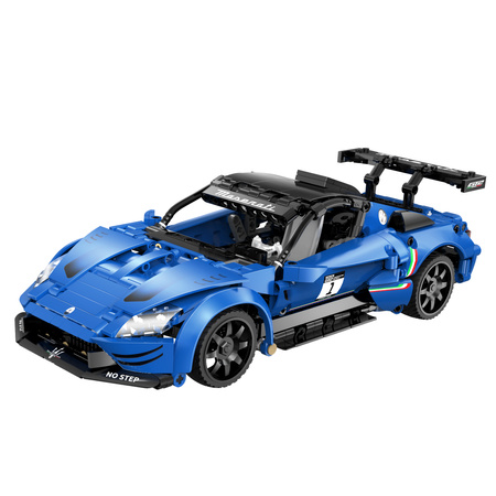 Klocki konstrukcyjne CaDA wyścigówka Samochód wyścigowy zdalnie sterowany Maserati GT2 Auto sportowe 549 elementów RC